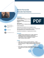 María Fernanda Arevalo Sarmiento: Experiencia