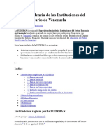 Superintendencia - Instituciones Del Sector Bancario de Venezuela