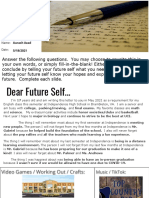 2021 New Letter To Self