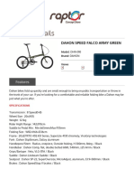 Product Details: Dahon Speed Falco Army Green