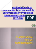 CIE -10 - PERFIL EPIDEMIOLOGICO COLOMBIA