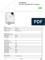 Product Data Sheet: KNX Power Supply REG-K/640 Ma, Light Grey