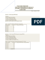 Statistika dan Probabilitas Ujian Mid Semester