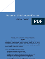 Pertemuan 15 - Makanan Untuk Acara Khusus