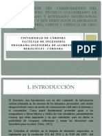 Evaluación Del Cumplimiento Del Reglamento Técnico Colombiano de Etiquetado y Rotulado Nutricional