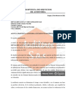 CARTA PROPUESTA SERV. AUDITORIA