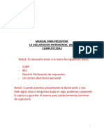 Manual para llenado de la declaracion patrimonial simplificada 2021