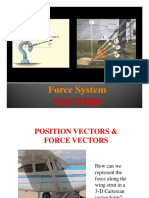 Vectors and Force System (Lec 7)