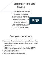 Granulasi Dengan Cara-Cara Khusus