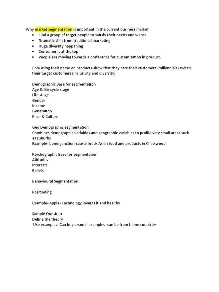 Week 4 Marketing | PDF | Business