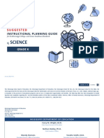 Science Instructional Planning Guide Grade K January 2021