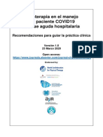 Physiotherapy Guideline COVID-19 V1 FINAL SPANISH