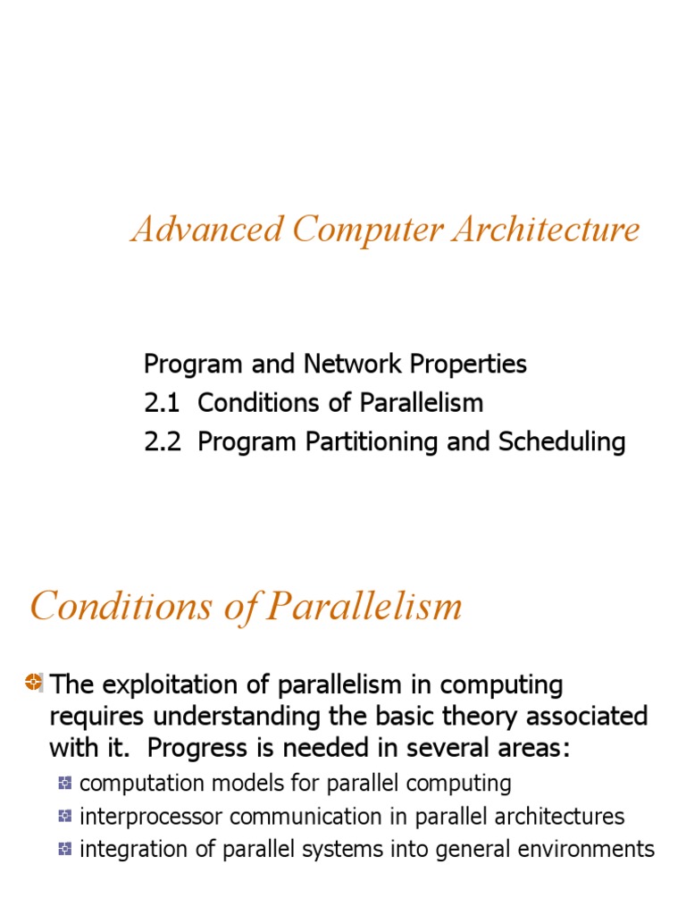 Advanced Computer Architecture | PDF | Parallel Computing | Central ...
