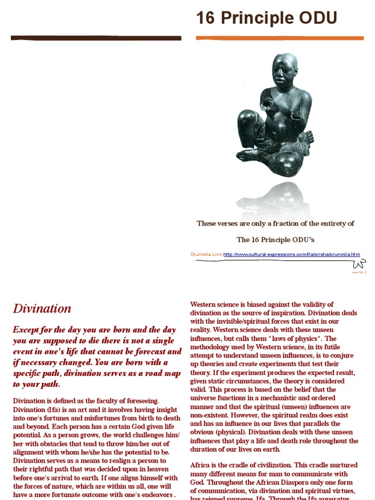 16 Odu PDF Sacrifice Prayer