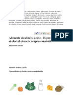 Alimente Acide Si Alcaline