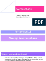 Strategi Kewirausahaan