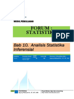 Bab 10 - Forum - Statistik Inferensial