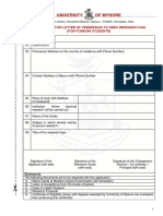 University of Mysore Degree Certificate Sample