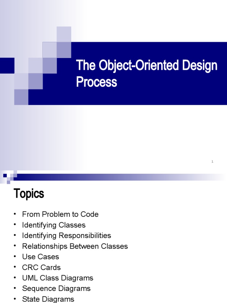 1b-The Object-Oriented Design Process | PDF | Class (Computer ...