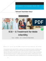 ICSI - A Treatment For Male Infertility