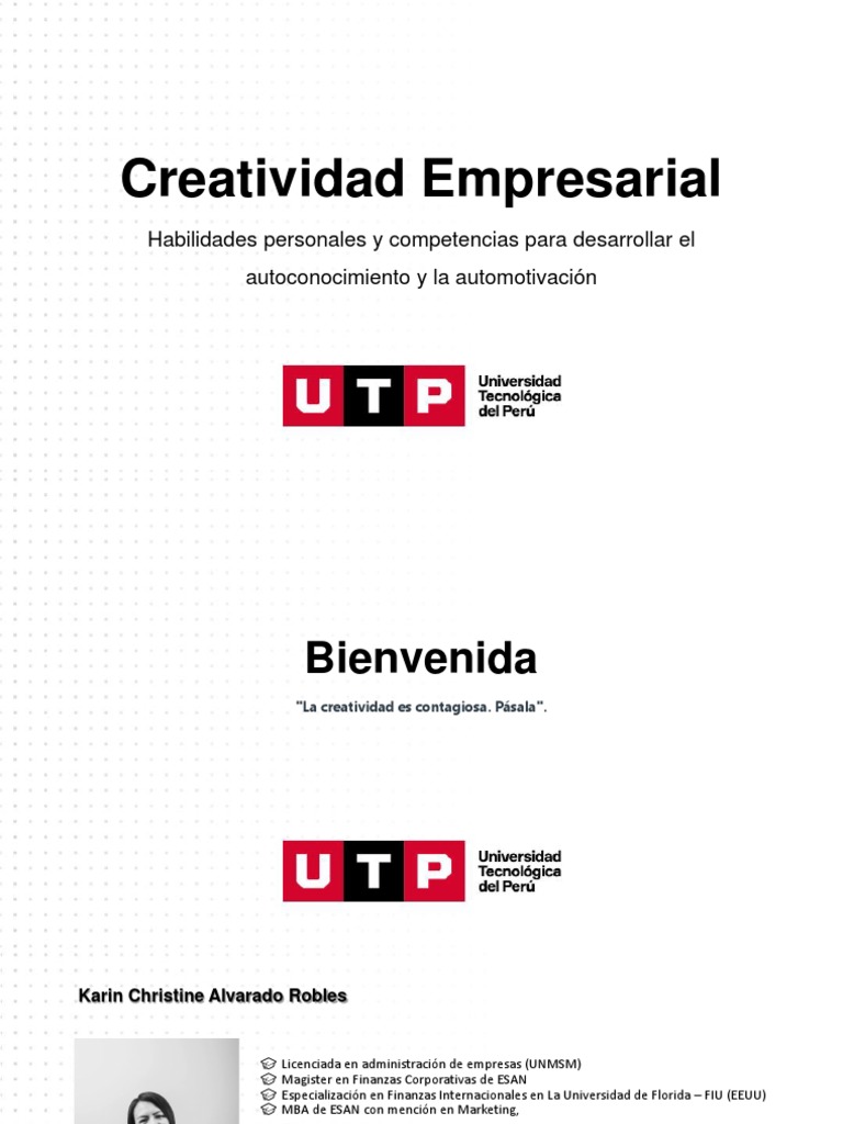 Creatividad Empresarial y Habilidades Clave | PDF | Creatividad ...