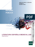 Guía de Estudio Pública: Literatura Española Medieval (Ob)