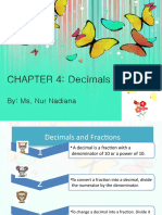 CHAPTER 4: Decimals: By: Ms. Nur Nadiana