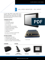 Mil Spec Monitor - Dvi Input: Standard Features