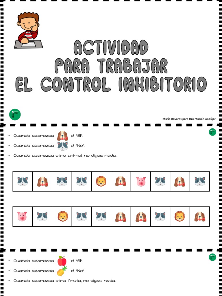 Ejercicio Control Inhibitorio 1 | PDF