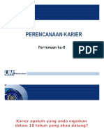 Pertemuan Ke-8 Perencanaan Karier