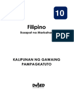 Filipino 10 LAS Q4