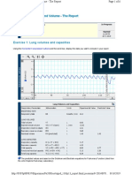 Respiratory Air Flow and Volume - The Report: Exercise 1: Lung Volumes and Capacities