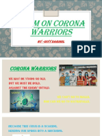 Poem On Corona Warriors