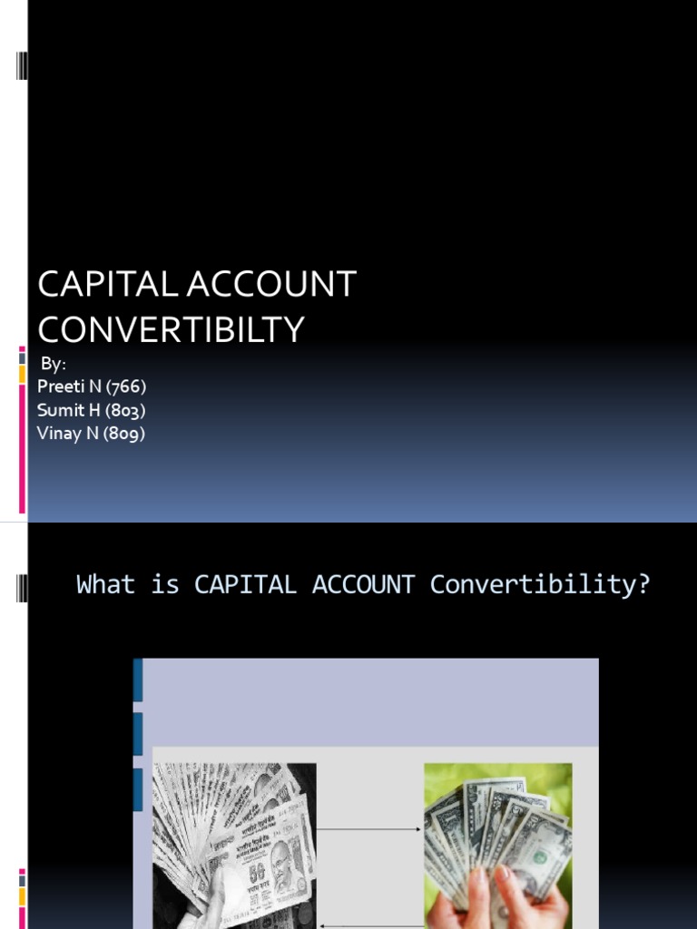 Understanding Capital Account Convertibility | PDF | Capital Account ...