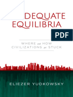 Inadequate Equilibria - Where and How Civilizations Get Stuck