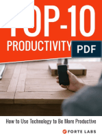 Tiago Forte's Top 10 Productivity Tips