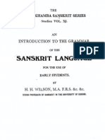 Wilson - An Introduction To The Grammar of Sanskrit