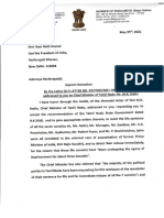 Dr Subramanian Swamy' Letter to President Against Release of Rajiv Gandhi's Assassins Dated May 25, 2021