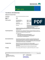 Foam Ban MS-575: Technical Information