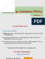 Lecture 2 Microstrip Antennas (MSA)