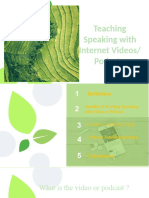 Teaching Speaking With Internet Videos Podcats - Desya K