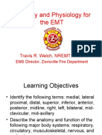 Anatomy and Physiology For The EMT: Travis R. Welch, NREMT, PA-S