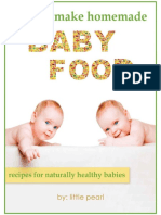 How To Make Homemade Baby Food Recipes For Naturally Healthy Babies by Little Pearl