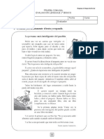 2 PRUEBAS INFORMALES DE 2° BASICO.