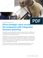 Drive Strategic Value Across The Enterprise With Integrated Business Planning
