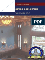 The Wyoming Legislature: A Citizen Guide To