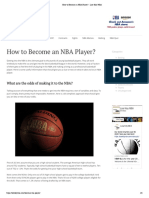 How To Become An NBA Player - Low Key NBA