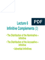 6 Infinitive Complements 3