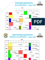 Horario 2021 - Grados