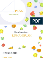 Bisnis Plan Toko Buah